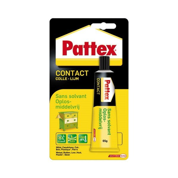 PATTEX - Pattex colle contact sans solvant blister 65g