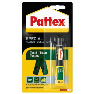 PATTEX SPECIALITE TEXTILE TUBE 20G (Vendu par 1)