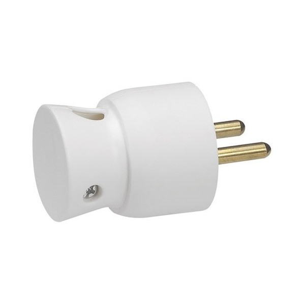 LEGRAND - Fiche mâle 2p+t sortie dessous blanc vrac