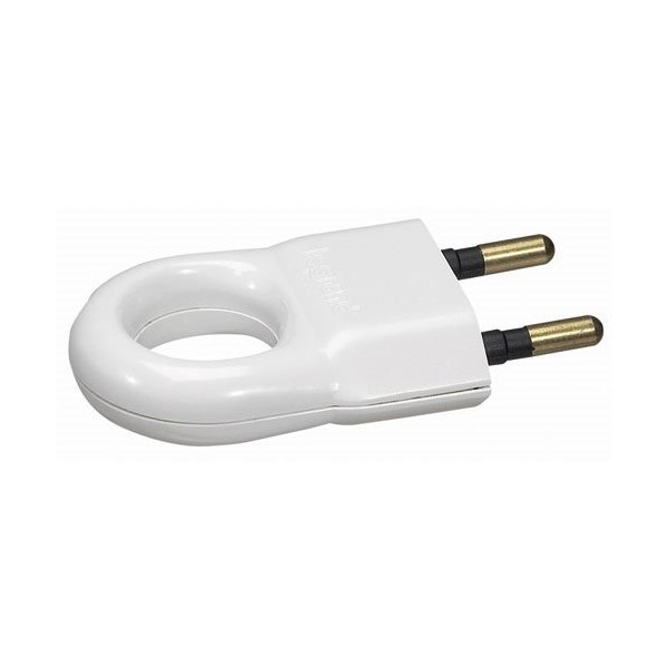 LEGRAND - Fiche mâle 2p 6a blanc vrac