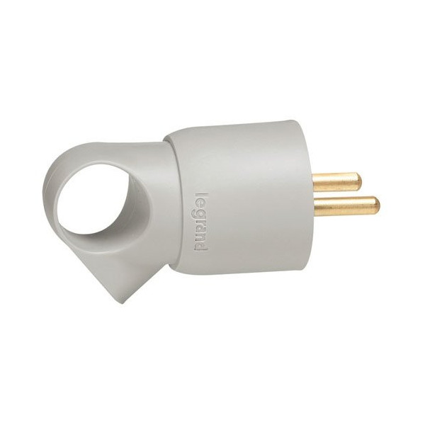 LEGRAND - Fiche mâle 2p+t annela gris vrac