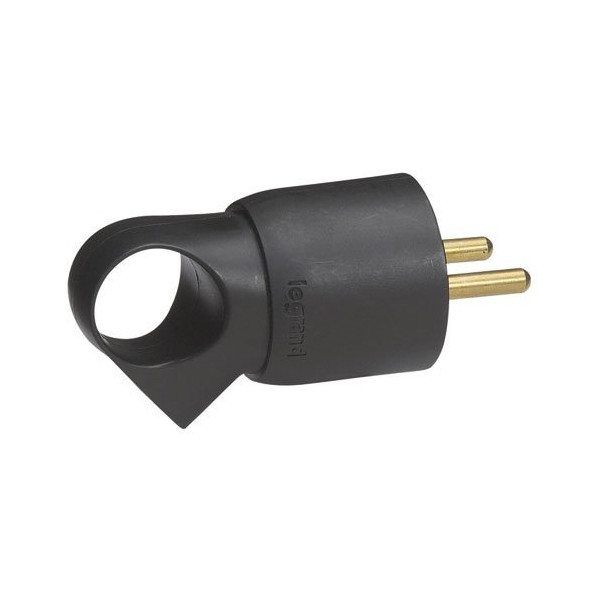 LEGRAND - Fiche mâle 2p+t Annela noir