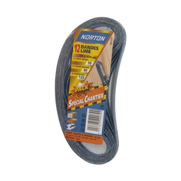 NORTON - Bande lime 13x454 g.assortis x12 pack