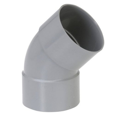 COUDE PVC FF D.100 45D (Vendu par 1)