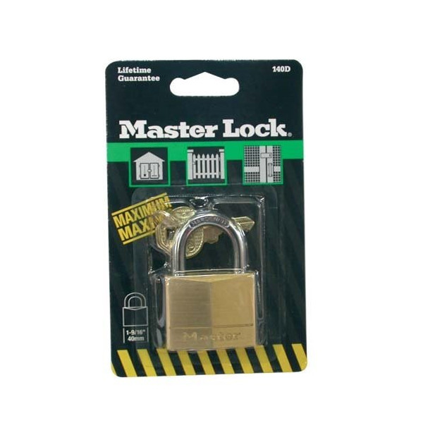 MASTER LOCK - Cadenas laiton - 40 mm - anse 22 mm