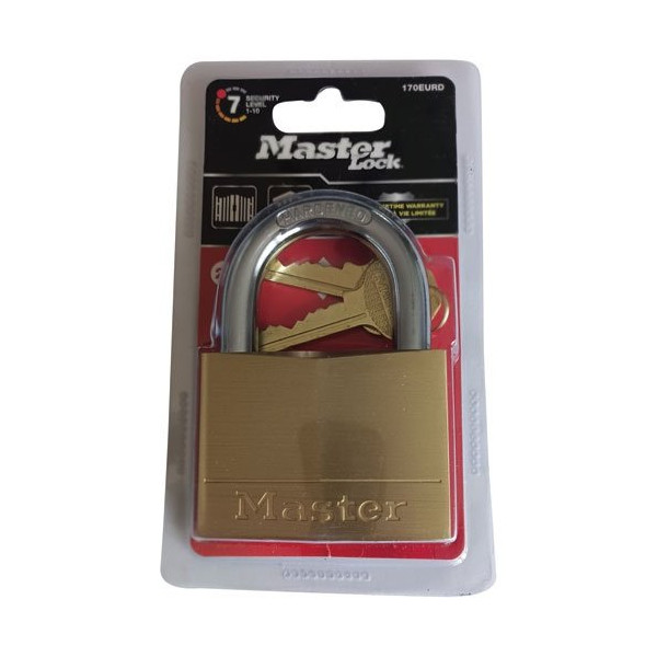 MASTER LOCK - Cadenas laiton - 70 mm - anse 36 mm