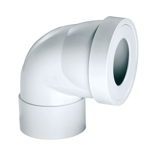 WIRQUIN - Pipe rigide courte coudée femelle d100mm