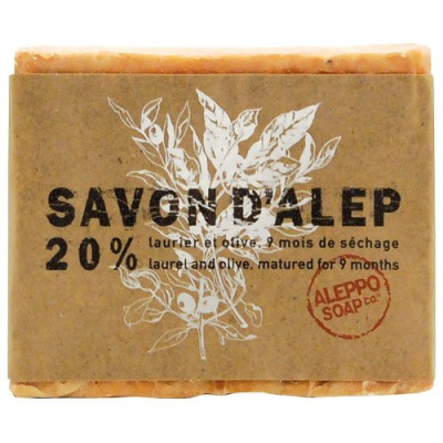SAVON D'ALEP 180G 20%     ASALEP01 (Vendu par 1)