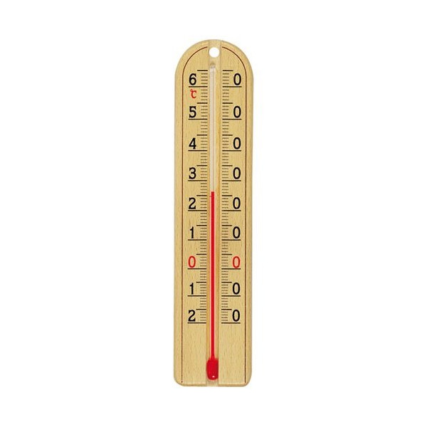 STIL - Thermomètre bois clair longueur 22cm