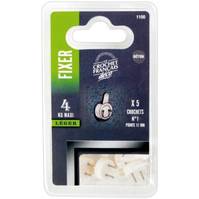 CROCHET SUED.PM PLAST.SP.BETON X5 1100 (Vendu par 1)