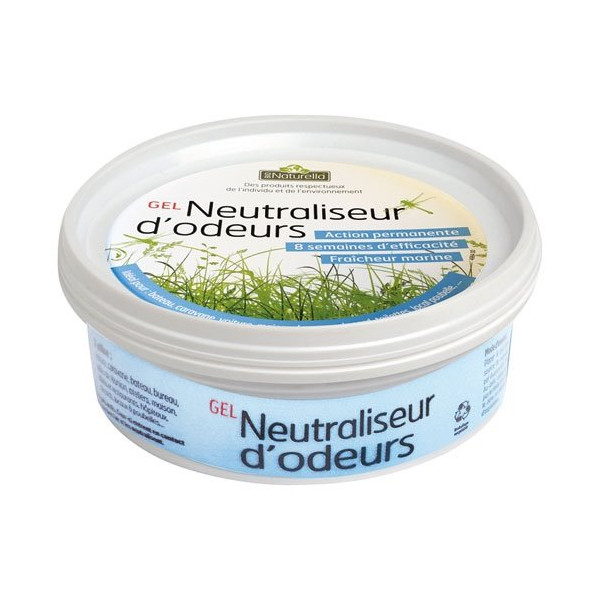 NATURELLA - Destructeur d'odeurs Naturella bloc gel 250g marine