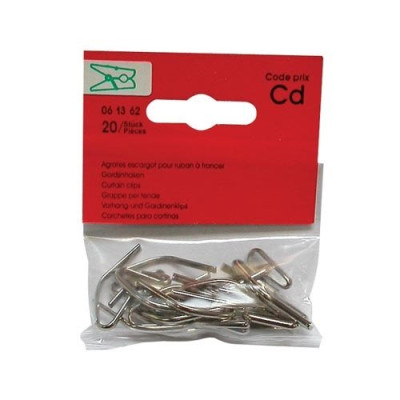 AGRAFE ESCARGOT ACIER ZINGUE SC CP:1 (Vendu par 1)