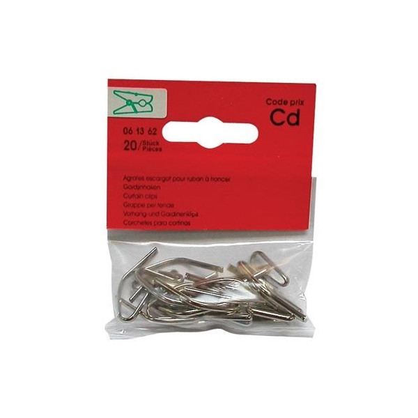 VYNEX - Agrafe escargot acier zingué sc