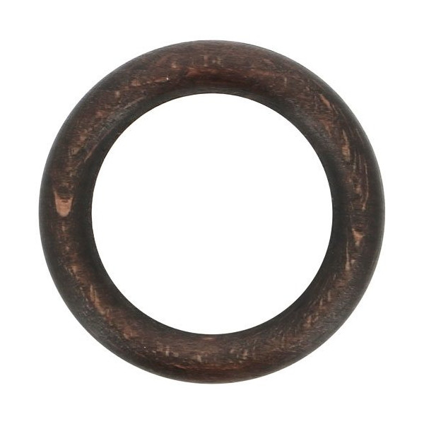 MOBOIS - Anneau d.42 pour barre d.20 noyer blister de 10