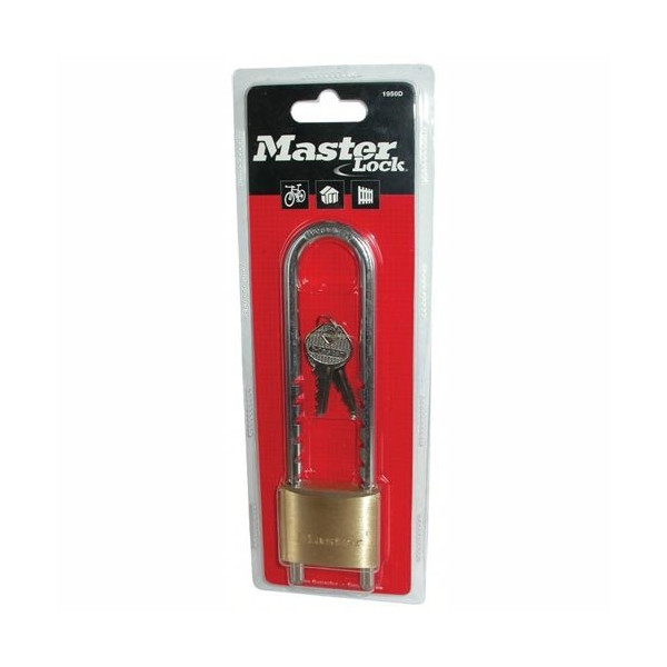 MASTER LOCK - Cadenas laiton - 50 mm - anse 70 à 155 mm
