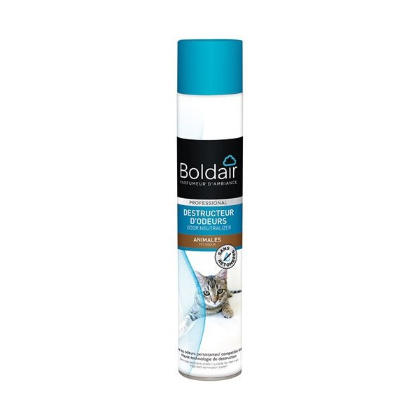 BOLDAIR - Destructeur d'odeurs aérosol 500ml odeurs animales