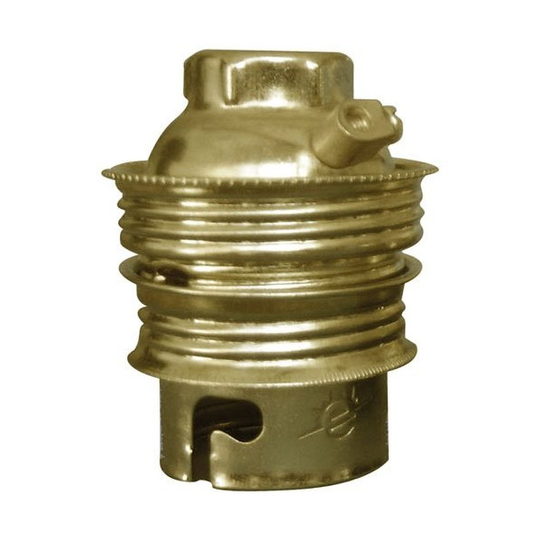 ZENITECH - Douille B22 acier laitonné double bague borne terre en vrac