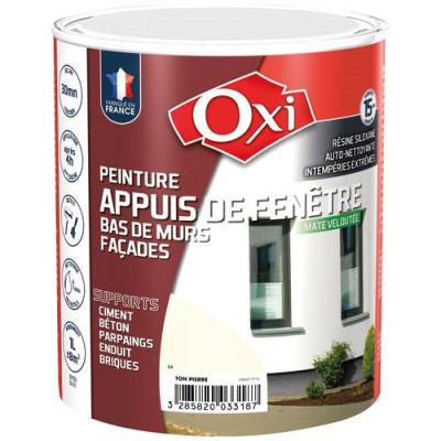 PEINTURE APPUIS FENETRE 1L PIERRE 15A. (Vendu par 1)