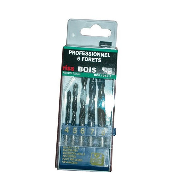 RISS - Forets bois 5p. coffret plast sc