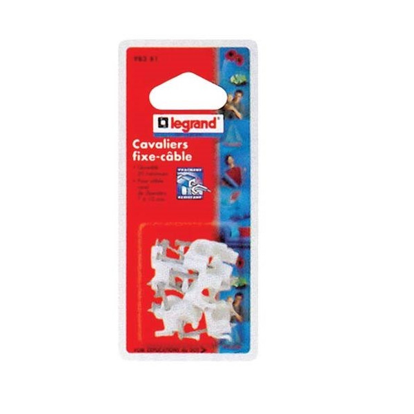 LEGRAND - Cavalier blanc câble d.7 x20 sc