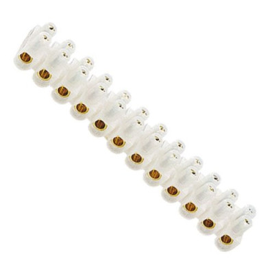 BARRETTE NYLBLOC 10MM BLANC  VRAC
