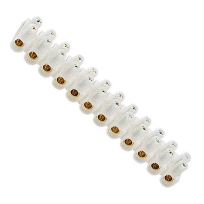 BARRETTE NYLBLOC 16MM BLANC  VRAC