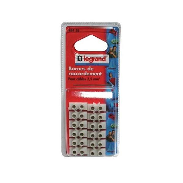 LEGRAND - Barrette raccord 2.5mm2 nylbloc blanc blister