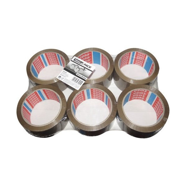 TESA - Promo emballage universal PP brun 66mx50mm lot de 6