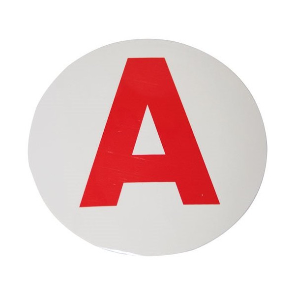 ALTIUM - Disque A rouge magnétique sur carte