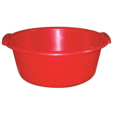 BASSINE RONDE 11L D38X16CM ROUGE (Vendu par 1)