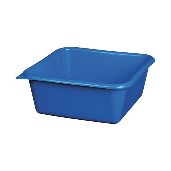 ALUMINIUM ET PLASTIQ - Cuvette carrée 29cm 5.5l bleu