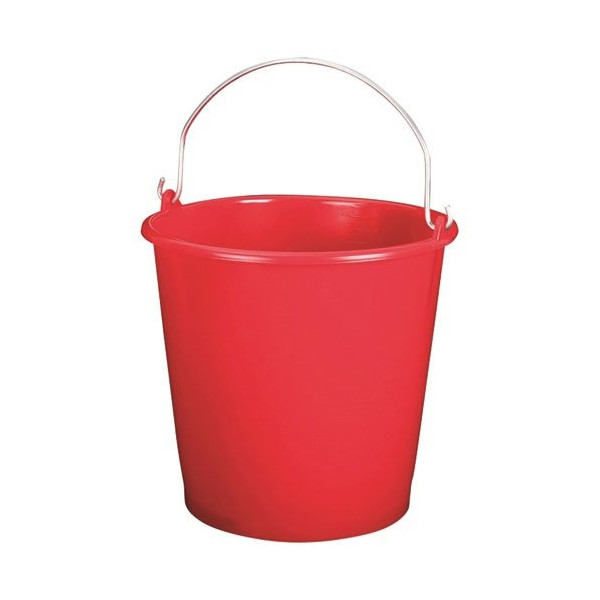 ALUMINIUM ET PLASTIQ - Seau ménage 10l gradué rouge