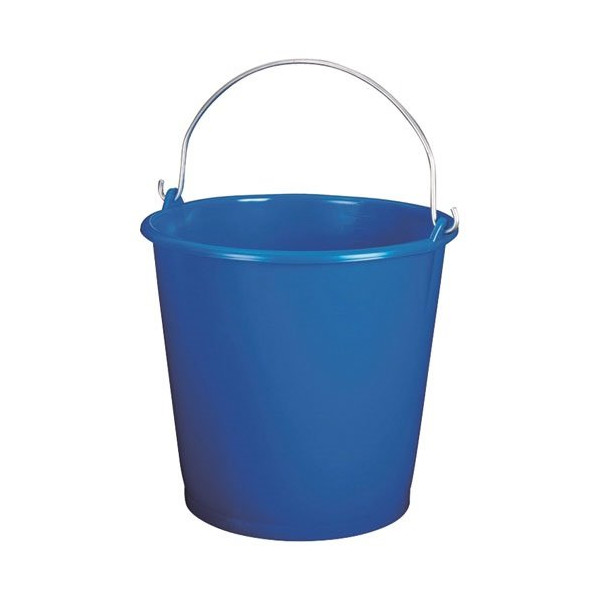 ALUMINIUM ET PLASTIQ - Seau ménage 12l gradué bleu
