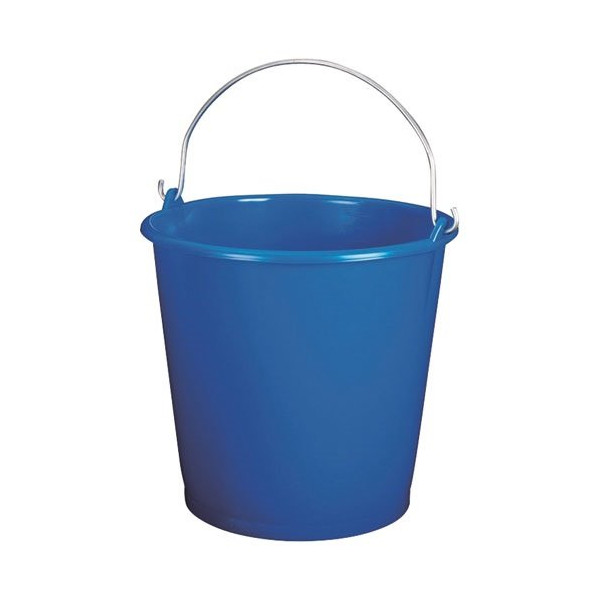 ALUMINIUM ET PLASTIQ - Seau ménage 16l gradué bleu