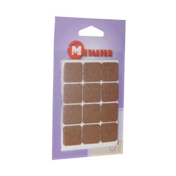 METALTEX - Plaque feutre adhési.22x22 x12 297204