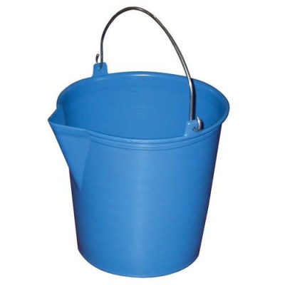 SEAU MENAGE 13L BEC VERSEUR GRADUE.BLE (Vendu par 1)