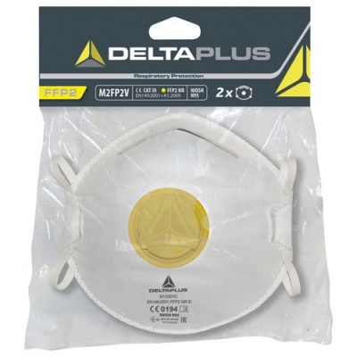 KIT DE 2 MASQUES FFP2      M2FP2V (Vendu par 1)