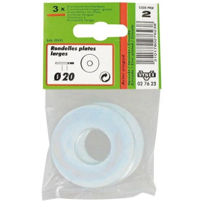 RONDELLE LARGE D.20MM Z X3  SC (Vendu par 1)