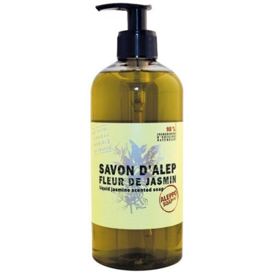 SAVON ALEP LIQU.FLEUR DE JASMIN 500ML (Vendu par 1)