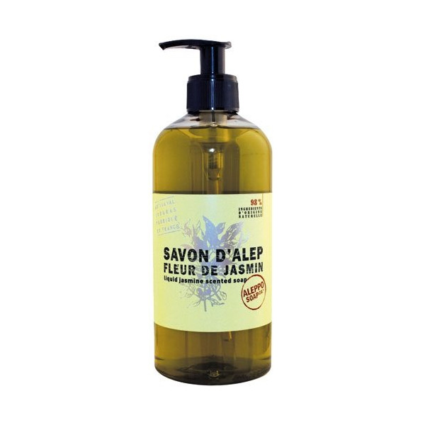 ALEPPO SOAP - Savon d'Alep liquide fleur de jasmin 500 ml
