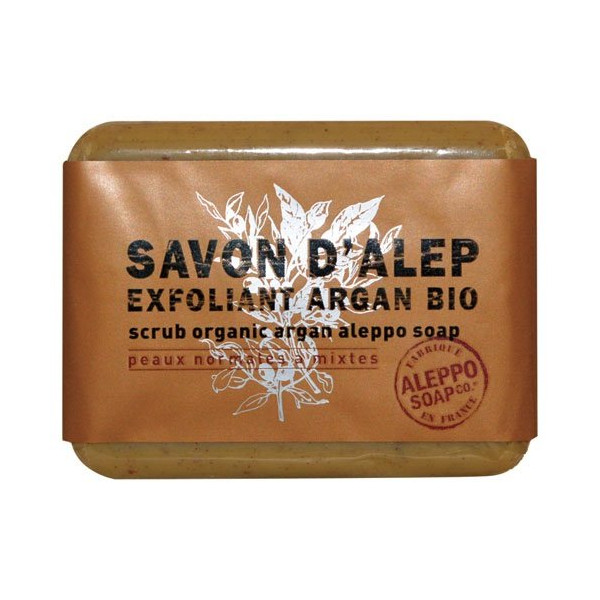 ALEPPO SOAP - Savonnette d'Alep exfoliante à l'argan bio 100 g