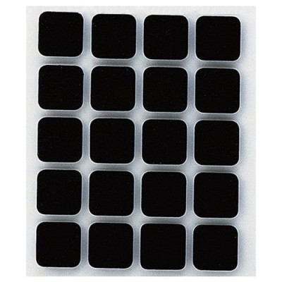ANTI-DERAPANT ADHESIF 17X17MM NOIR X20