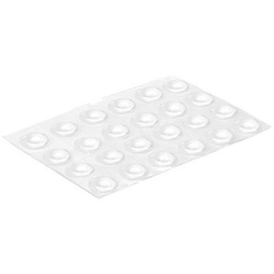 PATIN ANTIDRAPANT ADHE.Ø8MM TRANSP.X24