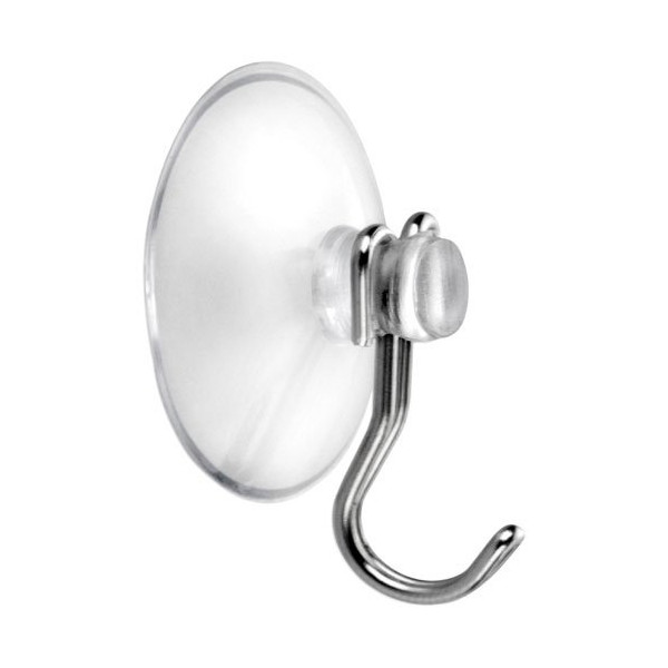 INOFIX - Crochet à ventouse Ø35mm transparent par 4 en blister