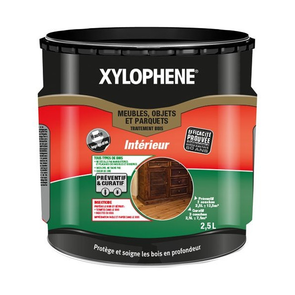 XYLOPHENE - Xylophène bois meuble 25ans 2.5l b