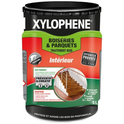 XYLOPHENE BOISERIES PARQUET 5L  25ANS (Vendu par 1)