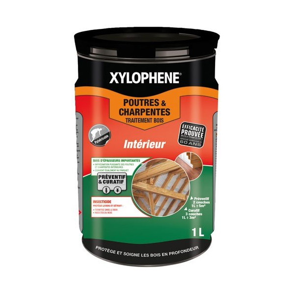 XYLOPHENE - Xylophène poutre charpente 1l 25a b