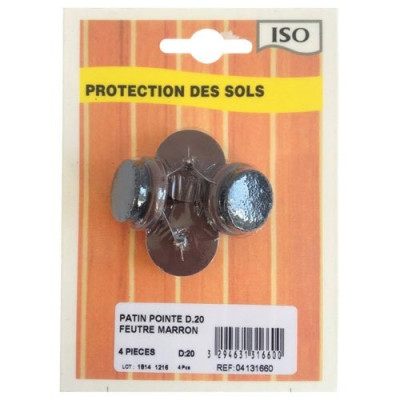PATIN METAL A POINTE D.20 4 PCS SC (Vendu par 1)