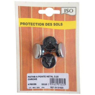 PATIN METAL A POINTE D.23 4 PCS SC (Vendu par 1)