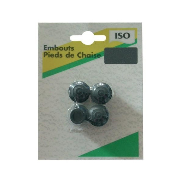ISO - Embout patin envel.caout.noir d10 sc